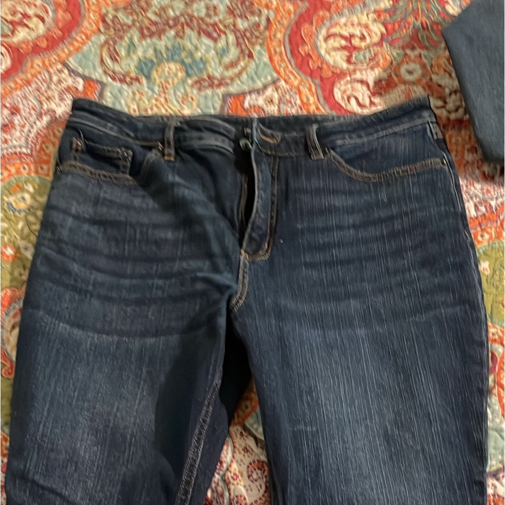 DuJour stretch ruffle hem